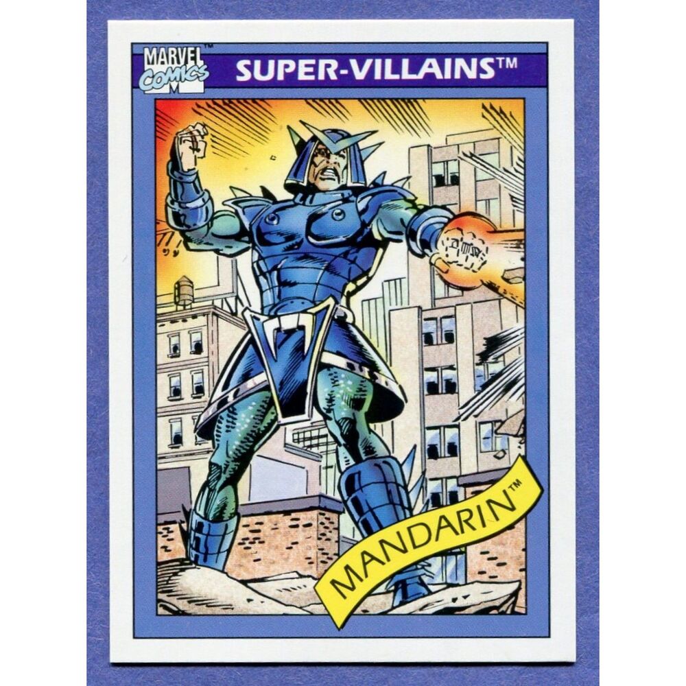1990 Marvel Universe Card #76 Mandarin